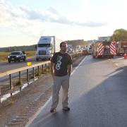 Mess on the 401 on the way home