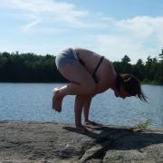 Yoga on the rocks