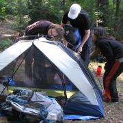 One of the campsites