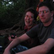 Relaxing at the campsite