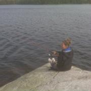 Relaxing at the campsite