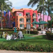 The resort rooms