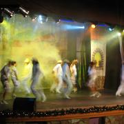 The evening show at the resort