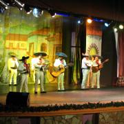 The evening show at the resort