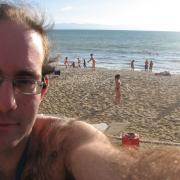 On the beach