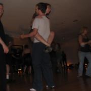 Hanging out at the dance