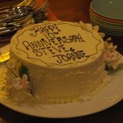 Anniversary party at the buffet