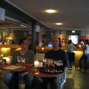 My 2 cousins at the brewery