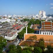 Bangkok from the golden mountain