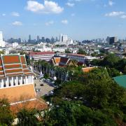 Bangkok from the golden mountain