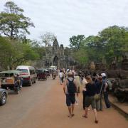 Entering Angkor Thom