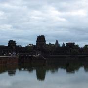 The main entrance to the outer wall at Angkor Wat