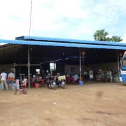 Bus rest stop on the way to Phnom Penh