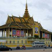 A monument in Phnom Penh
