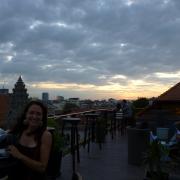 Sunset in Phnom Penh