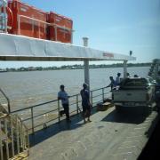 Ferry crossing on the way to Saigon