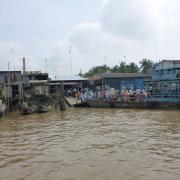 A town on the Mekong delta