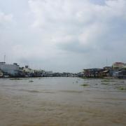 A town on the Mekong delta