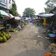 Village market in the Mekong delta