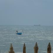 View of fishing from my hotel in Mui Ne