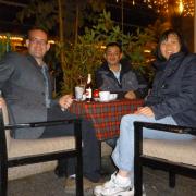 Drinks after aikido in Da Lat