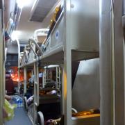 Sleeper bus on the way to Hoi An