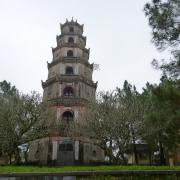 Pagoda in a tomb near Hue