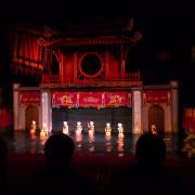 Water puppets in Hanoi