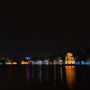 Hoan Kiem lake in Hanoi