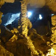 Largest cave in Halong Bay