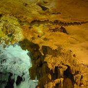 Largest cave in Halong Bay