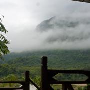 Mountain view from my hotel in the morning