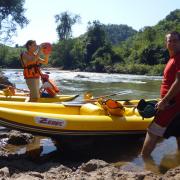 Kayaking on day 2
