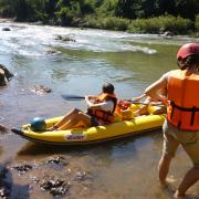 Kayaking on day 2