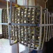 Silkworm cocoons at the silk farm