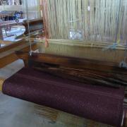 Weaving at the silk farm
