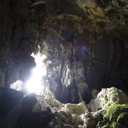 Blue lagoon cave
