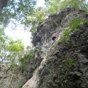 Rock climbing