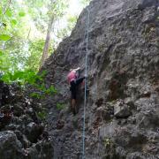 Rock climbing