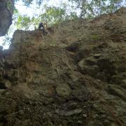 Rock climbing