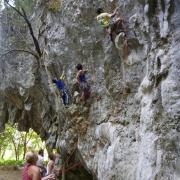 Rock climbing