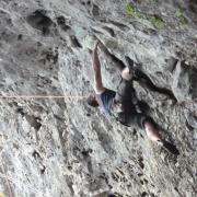 Rock climbing
