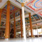 Inside one of the temples