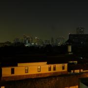 Hostel rooftop patio